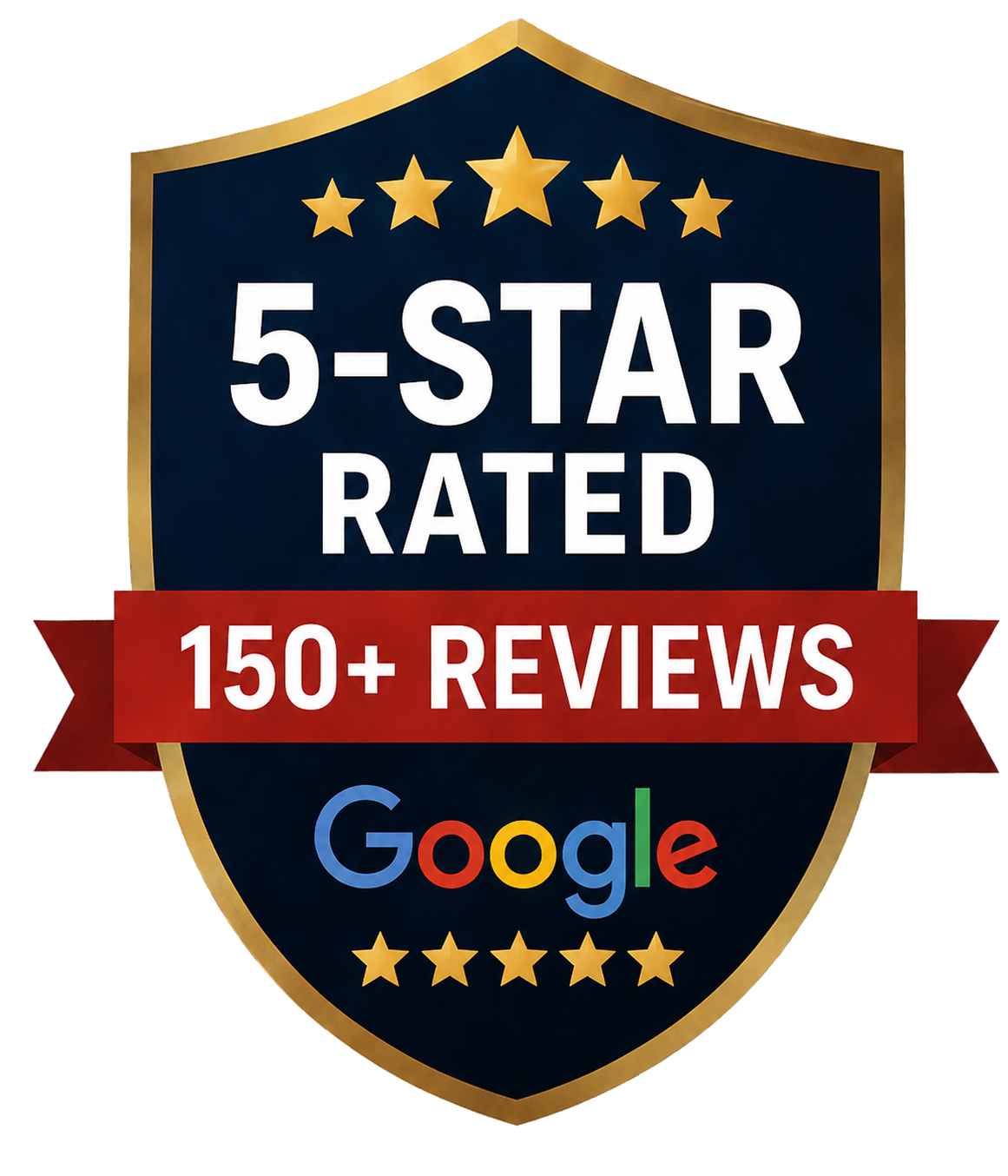 5-Star Rated with 150+ Reviews on Google